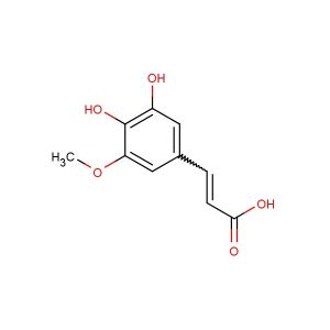 3,4-dihydroxy-5-methoxycinnamic acid