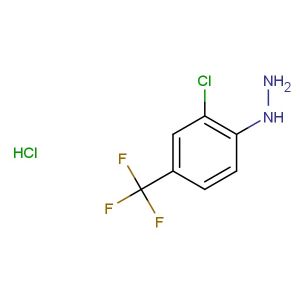 (2-chloro-4-(trifluoromethyl)phenyl)hydrazine hydrochloride