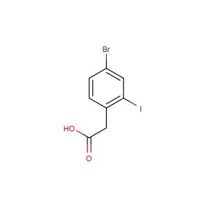 4-bromo-2-iodophenylacetic acid