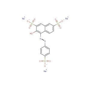 trisodium 3-hydroxy-4-[(4-sulphonatophenyl)azo]naphthalene-2,7-disulphonate