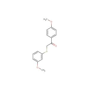 1-(4-methoxyphenyl)-2-((3-methoxyphenyl)thio)ethanone