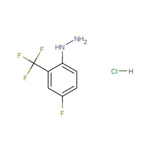 (4-fluoro-2-(trifluoromethyl)phenyl)hydrazine hydrochloride