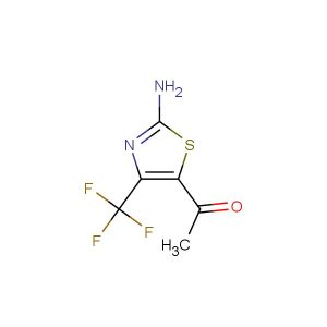 1-(2-amino-4-(trifluoromethyl)thiazol-5-yl)ethanone
