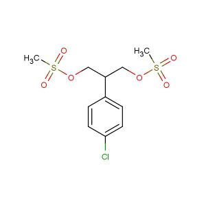 2-(4-chlorophenyl)propane-1,3-diyl dimethanesulfonate