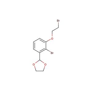 2-(2-bromo-3-(2-bromoethoxy)phenyl)-1,3-dioxolane