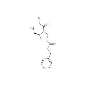 benzyl (3R,4S)-3-(2-bromoacetyl)-4-ethylpyrrolidine-1-carboxylate