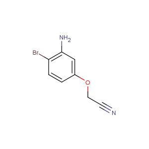 2-(3-amino-4-bromophenoxy)acetonitrile