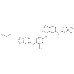 Tucatinib hemiethanolate(Synonyms: Irbinitinib hemiethanolate; ARRY-380 hemiethanolate; ONT-380 hemiethanolate)