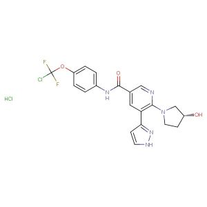 Asciminib hydrochloride(Synonyms: ABL001 hydrochloride)