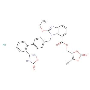 Azilsartan (medoxomil monopotassium) (Synonyms: Azilsartan kamedoxomil; TAK 491 monopotassium)