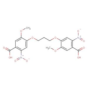 4,4'-(Propane-1,3-diylbis(oxy))bis(5-methoxy-2-nitrobenzoic acid)