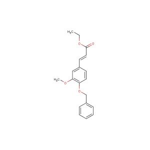 (E)-Ethyl 3-(4-(benzyloxy)-3-methoxyphenyl)acrylate