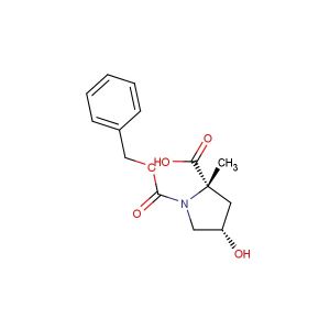(2S,4S)-1-((benzyloxy)carbonyl)-4-hydroxy-2-methylpyrrolidine-2-carboxylic acid