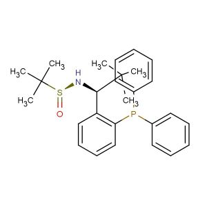 [S(S)]-N-[(1S)-1-[2-(Diphenylphosphino)phenyl]-2,2-dimethylpropyl]-2-methyl-2-propanesulfinamide