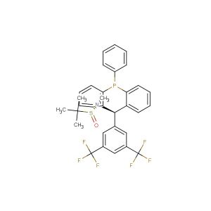 [S(R)]-N-[(R)-3,5-(Bis(trifluoromethyl)phenyl)[2-(diphenylphosphino)phenyl]methyl]-N,2-dimethyl-2-propanesulfinamide