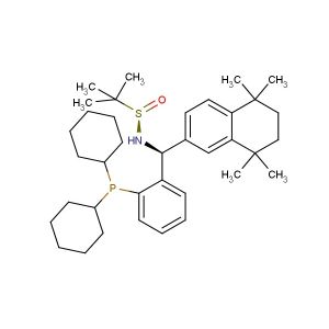 [S(R)]-N-[(S)-[2-(Dicyclohexylphosphino)phenyl](5,6,7,8-tetrahydro-5,5,8,8-tetramethyl-2-naphthalenyl)methyl]-2-methyl-2-propanesulfinamide