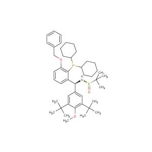 [S(R)]-N-[(S)-[3,5-Di-tert-butyl-4-methoxyphenyl][(3-benzyloxy-2-(dicyclohexylphosphino)phenyl)methyl]-2-methyl-2-propanesulfinamide