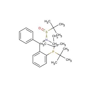 [S(R)]-N-[(1S)-1-[2-(Di-tert-butylphosphanyl)phenyl]phenylmethyl]-N,2-dimethyl-2-propanesulfinamide