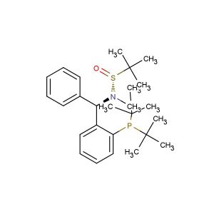 [S(R)]-N-[(1R)-1-[2-(Di-tert-butylphosphanyl)phenyl]phenylmethyl]-N,2-dimethyl-2-propanesulfinamide