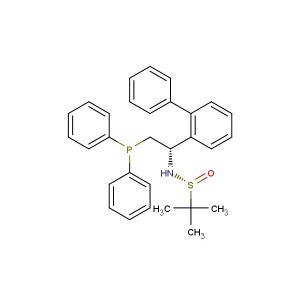 [S(R)]-N-[(1S)-1-[1,1'-Biphenyl]-2-yl-2-(diphenylphosphino)ethyl]-2-methyl-2-propanesulfinamide