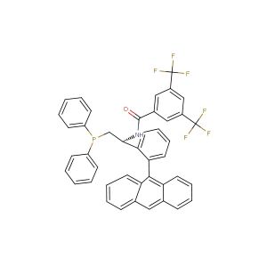 N-[(S)-1-((r)-2-(anthracen-9-yl)phenyl)-2-(diphenylphosphanyl)ethyl]-3,5-bis(trifluoromethyl)benzamide