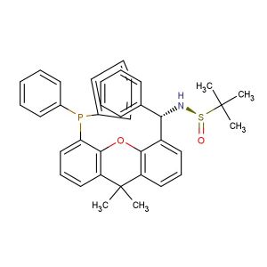 [S(R)]-N-[(S)-(phenyl)[5-(Diphenylphosphino)-9,9-dimethyl-9H-xanthen-4-yl](phenyl)methyl]-2-methyl-2-propanesulfinamide