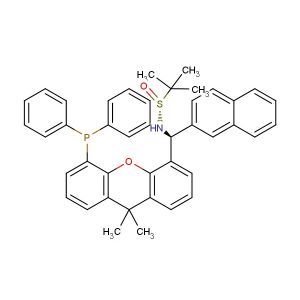 [S(R)]-N-[(S)-(2-Naphthalenyl)[5-(diphenylphosphino)-9,9-dimethyl-9H-xanthen-4-yl]methyl]-2-methyl-2-propanesulfinamide