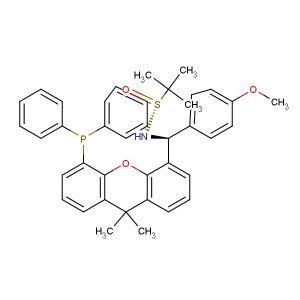 [S(R)]-N-[(S)-[5-(Diphenylphosphino)-9,9-dimethyl-9H-xanthen-4-yl](4-methoxyphenyl)methyl]-2-methyl-2-propanesulfinamide