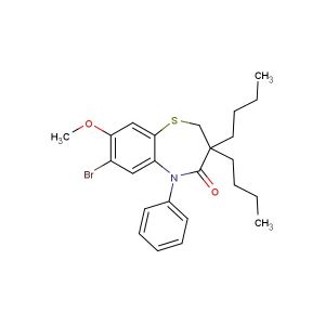 7-Bromo-3,3-dibutyl-8-methoxy-5-phenyl-2,3-dihydrobenzo[b][1,4]thiazepin-4(5H)-one