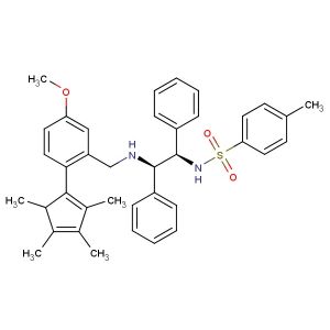 Benzenesulfonamide, N-[(1R,2R)-2-[[[5-methoxy-2-(2,3,4,5-tetramethyl-1,3-cyclopentadien-1-yl)phenyl]methyl]amino]-1,2-diphenylethyl]-4-methyl-