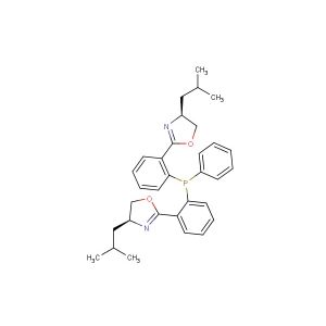 (4S,4'S)-2,2'-((phenylphosphanediyl)bis(2,1-phenylene))bis(4-isobutyl-4,5-dihydrooxazole)
