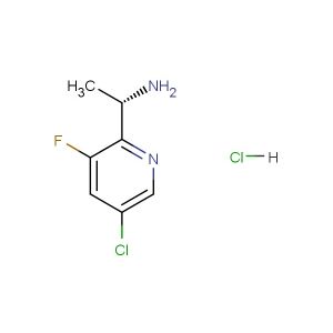 (S)-1-(5-chloro-3-fluoropyridin-2-yl)ethan-1-amine hydrochloride