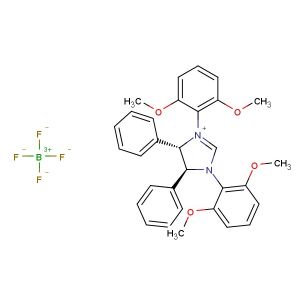 (4S,5S)-1,3-Bis(2,6-dimethoxyphenyl)-4,5-diphenyl-4,5-dihydro-1H-imidazol-3-ium tetrafluoroborate