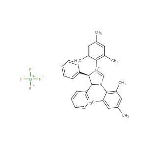 (4R,5R)-1,3-Dimesityl-4,5-diphenyl-4,5-dihydro-1H-imidazol-3-ium tetrafluoroborate