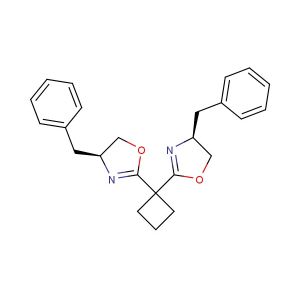 (4S,4'S)-2,2'-(cyclobutane-1,1-diyl)bis(4-benzyl-4,5-dihydrooxazole)