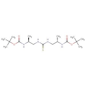 Di-tert-butyl ((2S,2'S)-(thiocarbonylbis(azanediyl))bis(propane-1,2-diyl))dicarbamate