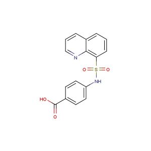 4-(quinoline-8-sulfonamido)benzoic acid