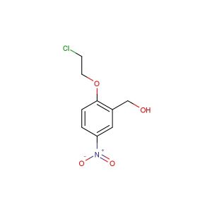 (2-(2-chloroethoxy)-5-nitrophenyl)methanol
