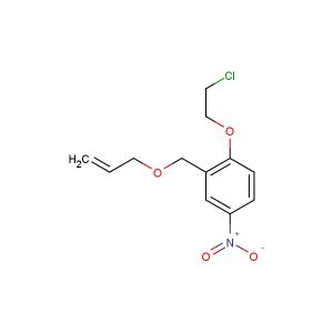 2-((allyloxy)methyl)-1-(2-chloroethoxy)-4-nitrobenzene