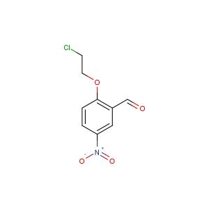 2-(2-chloroethoxy)-5-nitrobenzaldehyde