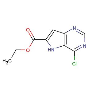 ethyl 4-chloro-5H-pyrrolo[3,2-d]pyrimidine-6-carboxylate