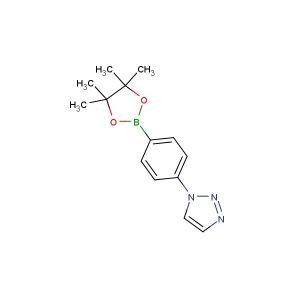 1-(4-(4,4,5,5-tetramethyl-1,3,2-dioxaborolan-2-yl)phenyl)-1H-1,2,3-triazole