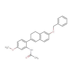 N-(2-(6-(benzyloxy)-3,4-dihydronaphthalen-2-yl)-5-methoxyphenyl)acetamide
