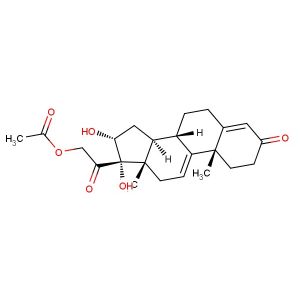 2-((8S,10S,13S,14S,16R,17S)-16,17-dihydroxy-10,13-dimethyl-3-oxo-2,3,6,7,8,10,12,13,14,15,16,17-dodecahydro-1H-cyclopenta[a]phenanthren-17-yl)-2-oxoethyl acetate