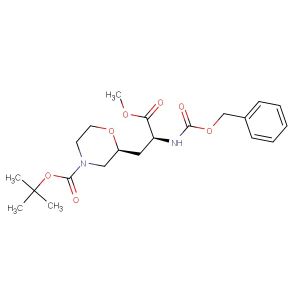 tert-butyl (S)-2-((S)-2-(((benzyloxy)carbonyl)amino)-3-methoxy-3-oxopropyl)morpholine-4-carboxylate