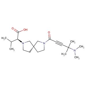 (S)-2-((S)-7-(4-(dimethylamino)-4-methylpent-2-ynoyl)-2,7-diazaspiro[4.4]nonan-2-yl)-3-methylbutanoic acid