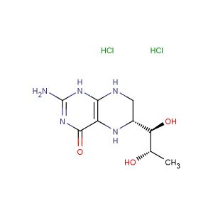 Sapropterin dihydrochloride  (Synonyms: (6R)-BH4 dihydrochloride; (6R)-Tetrahydro-L-biopterin dihydrochloride)
