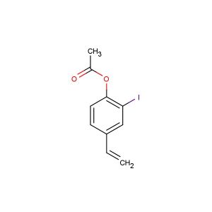 2-iodo-4-vinylphenyl acetate