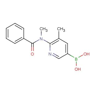 (5-Methyl-6-(N-methylbenzamido)pyridin-3-yl)boronic acid