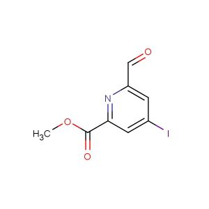 methyl 6-formyl-4-iodopicolinate